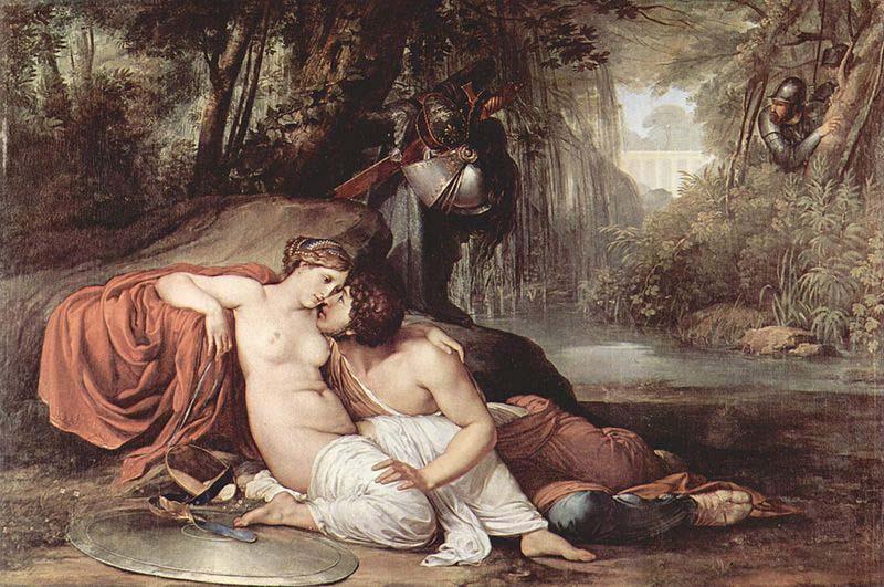 Francesco Hayez Rinaldo und Armida Germany oil painting art